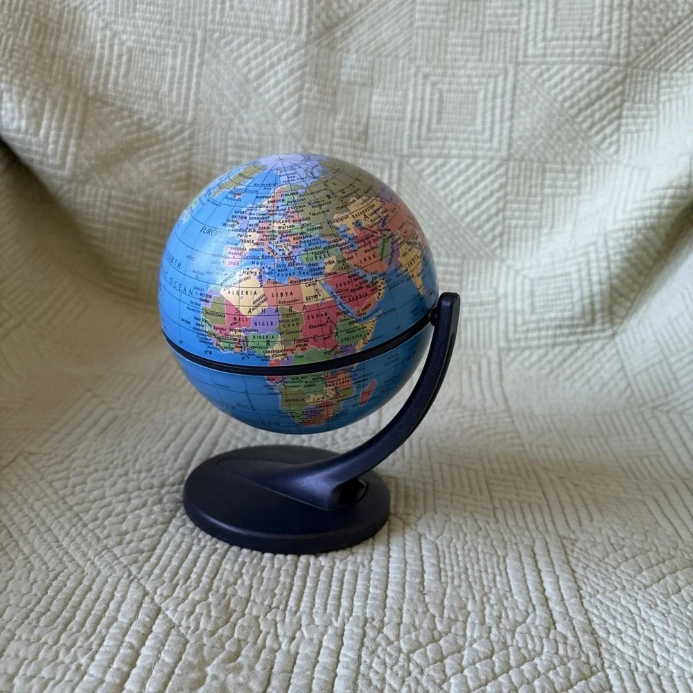 Desktop Rotating Replogle World Globe 5 1/2